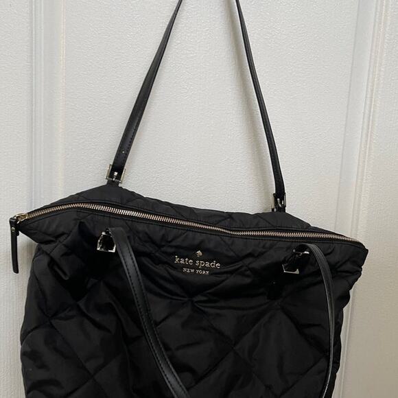 Kate Spade Watson Lane black quilted Maya tote bag - Picture 12 of 15